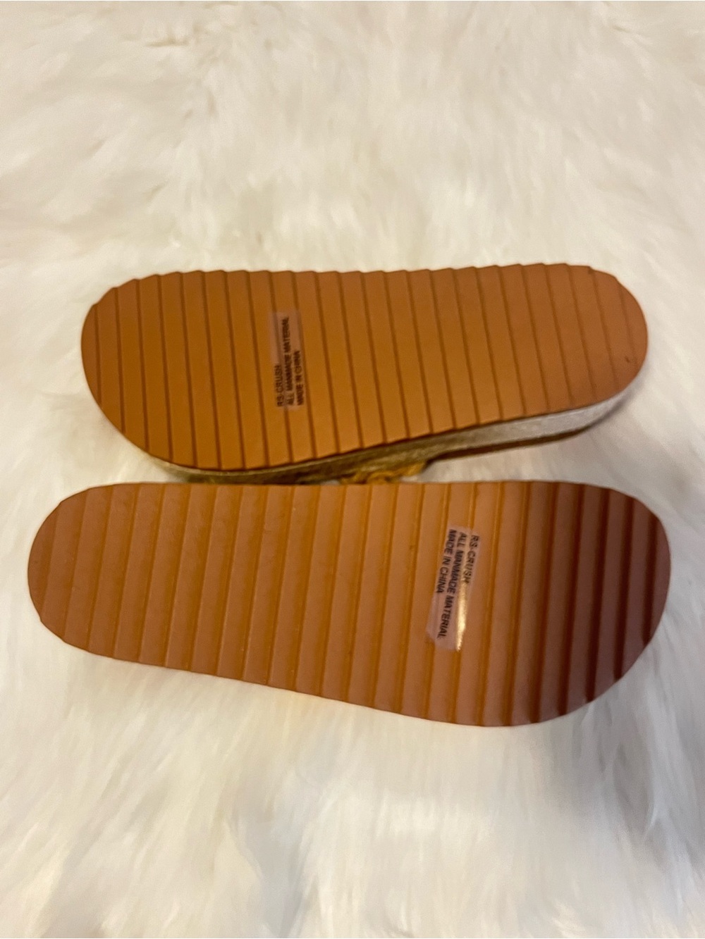 Rogue Six Soul Women’s Natural Platform Sandals Thick Sole Wedge Size 10 NWT - Picture 4 of 5